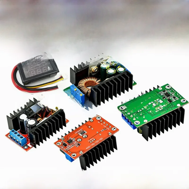 DC 9A 300W 150W Boost Converter przekształtnik Buck moduł zasilania DC 0-100V 10A woltomierz cyfrowy amperomierz podwójny wyświetlacz — zdjęcie 2