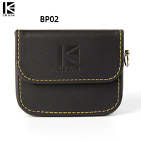 KBEAR BP02 Earphones Case PU Black Square Storage Package Bag Accessories Portable Earbuds Case Hifi Sport Headphones Bag For KZ