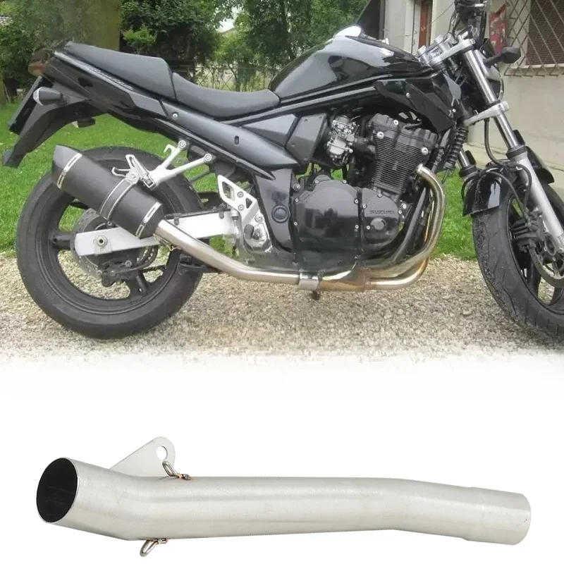 Slip On dla SUZUKI BANDIT GSF600 GSF600S 1995-2006 motocyklowe układy wydechowe rura łącząca Mid Link podłącz tłumik 51MM Escape Moto — 2