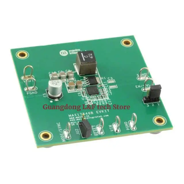 

MAXIM INTEGRATED / ANALOG DEVICES MAX17546EVKITB Evaluation Kit, High Efficiency, Synchronous Step Down DC-DC Buck Converter, 5A