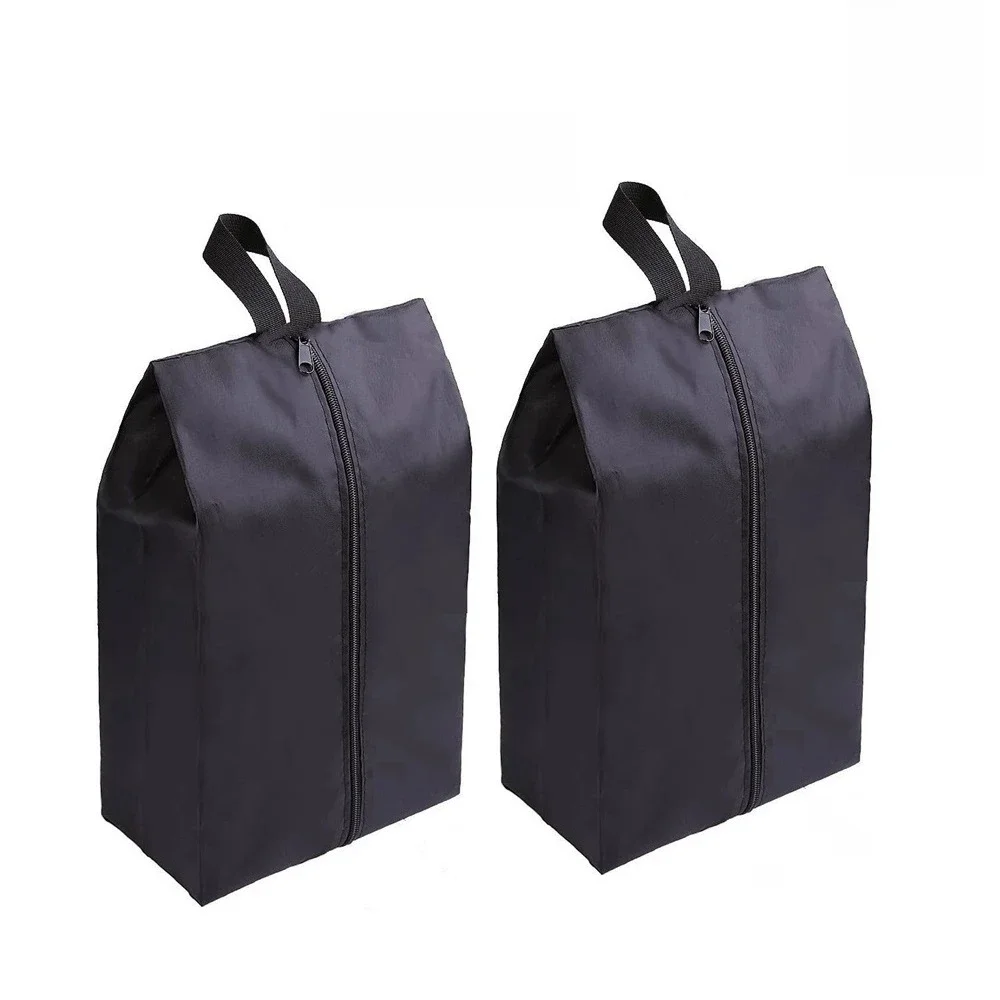 Tragbare wasserdichte Schuh ablage taschen aus Nylon mit 2 oder 4er-Pack und Reiß verschluss für