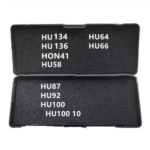 Imagen 2 del producto LISHI-Herramientas de cerrajero 2 en 1, HU136, HU56, HON41, HU58, HU64, HU66, HU83, HU87, HU92, HU100, 10 cortes, HU101, HU46, NE72, B111, VAC102