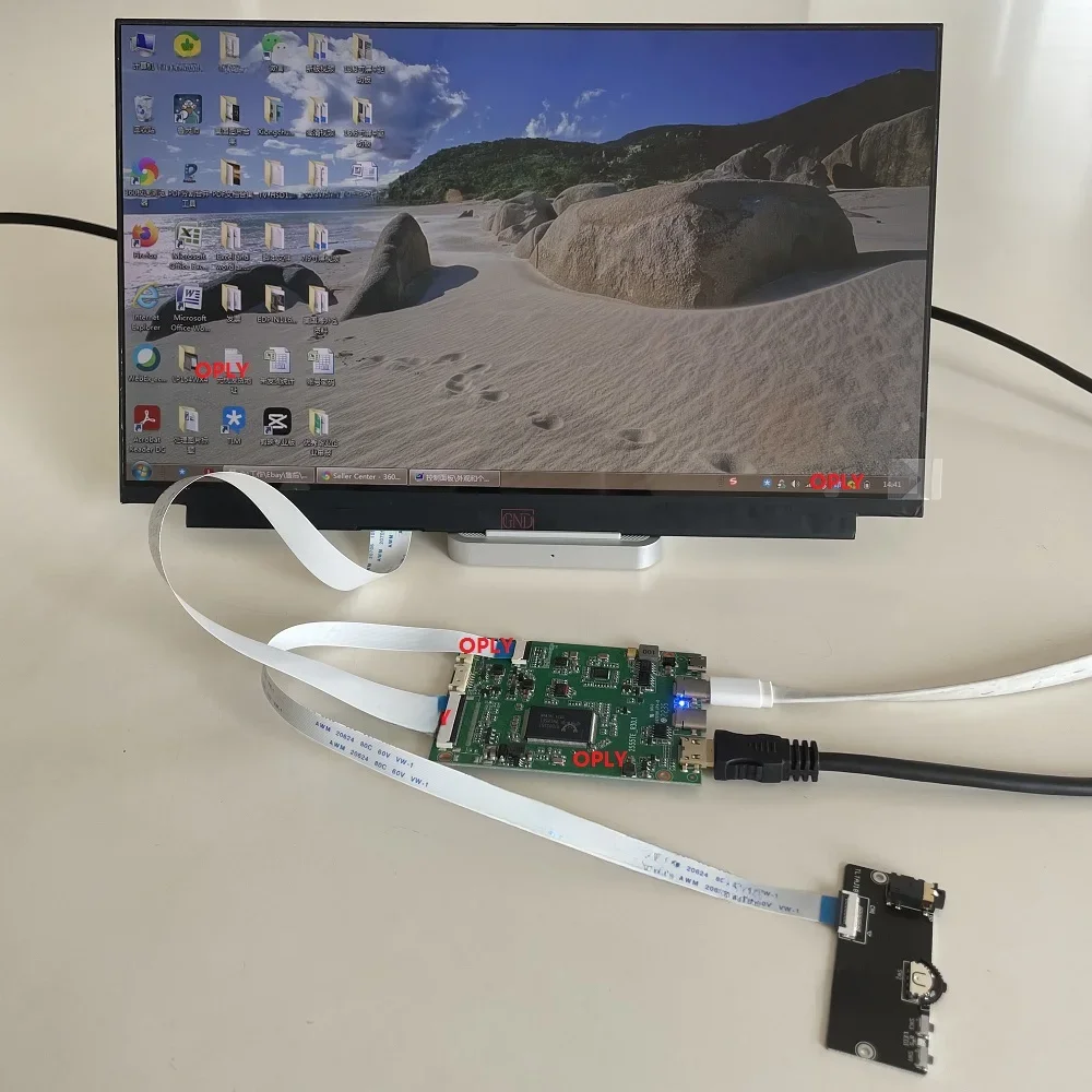 15.6' 17.3' 13.3' 14' 1920X1080 Panel LED Ekran IPS + Type-C USB Mini HDMI Do PC PS X360 Laptop Raspberry Płytka Kontrolera EDP — zdjęcie produktu 7
