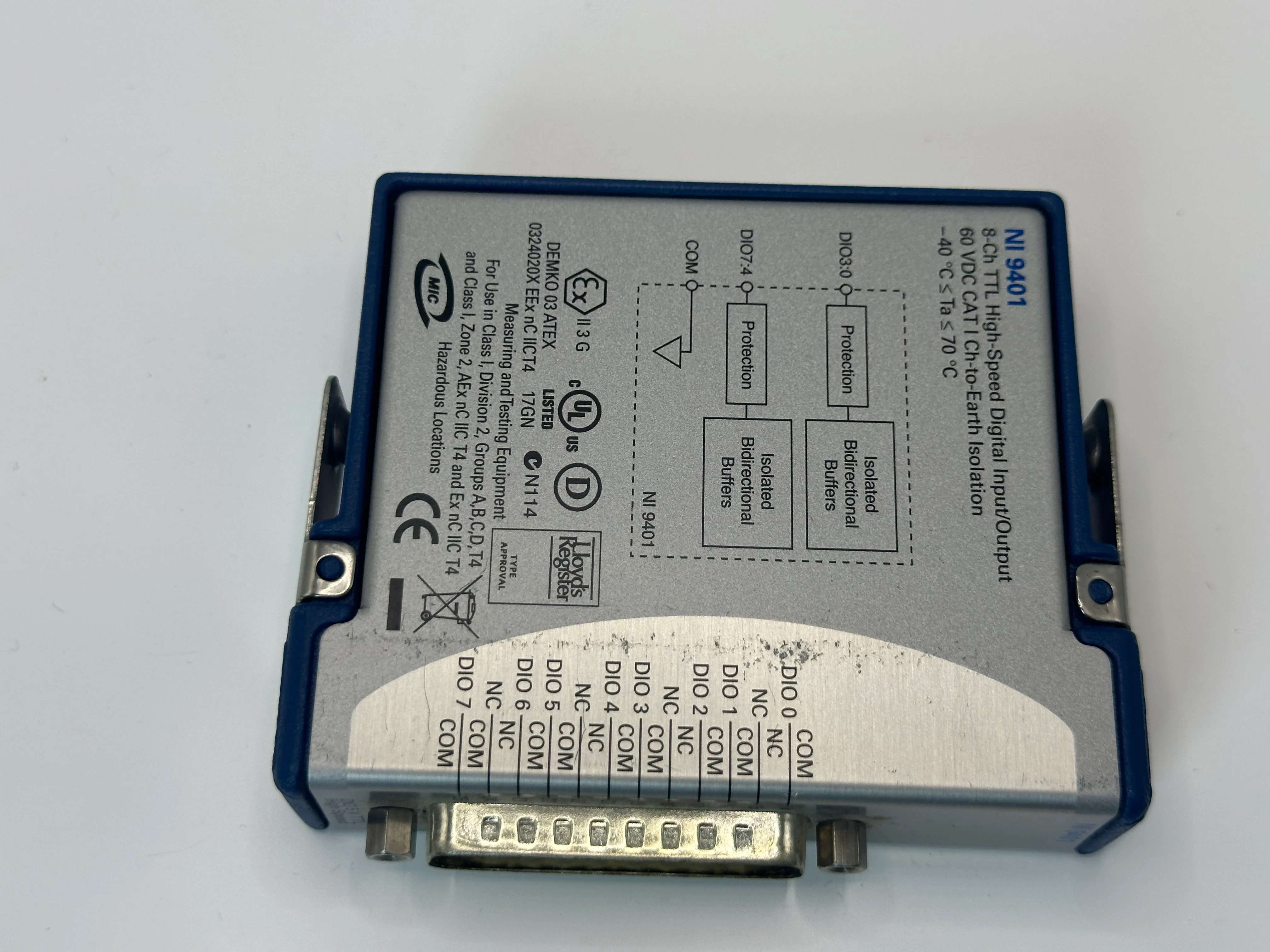 National Instruments NI 9401 8CH TTL High-speed Digital Input/output Module