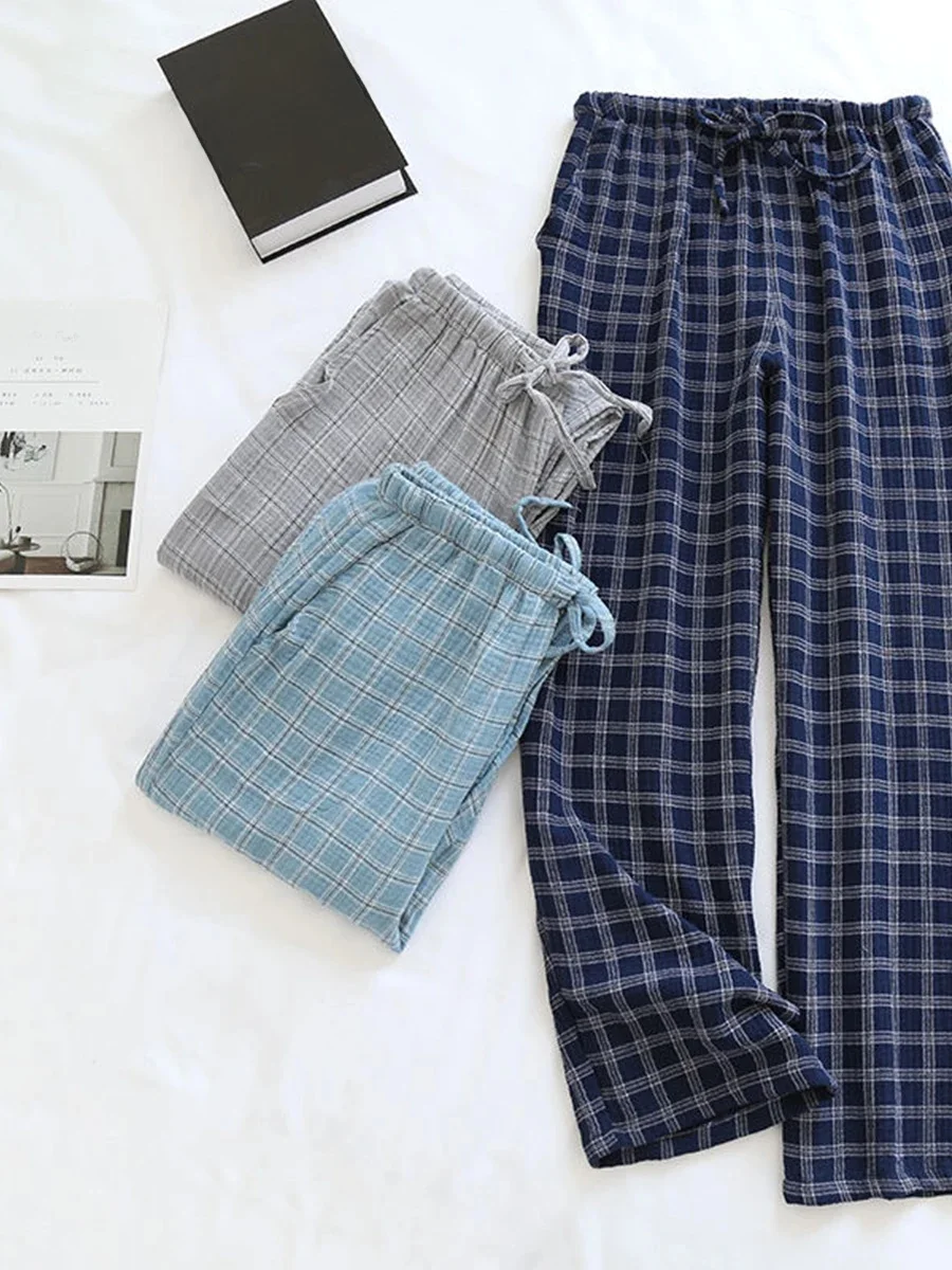 Spodnie od piżamy Męskie cienkie spodnie na wiosnę i jesień Plus Size Casual Loose Summer Single Pants Można nosić poza domem Spodnie — zdjęcie 2