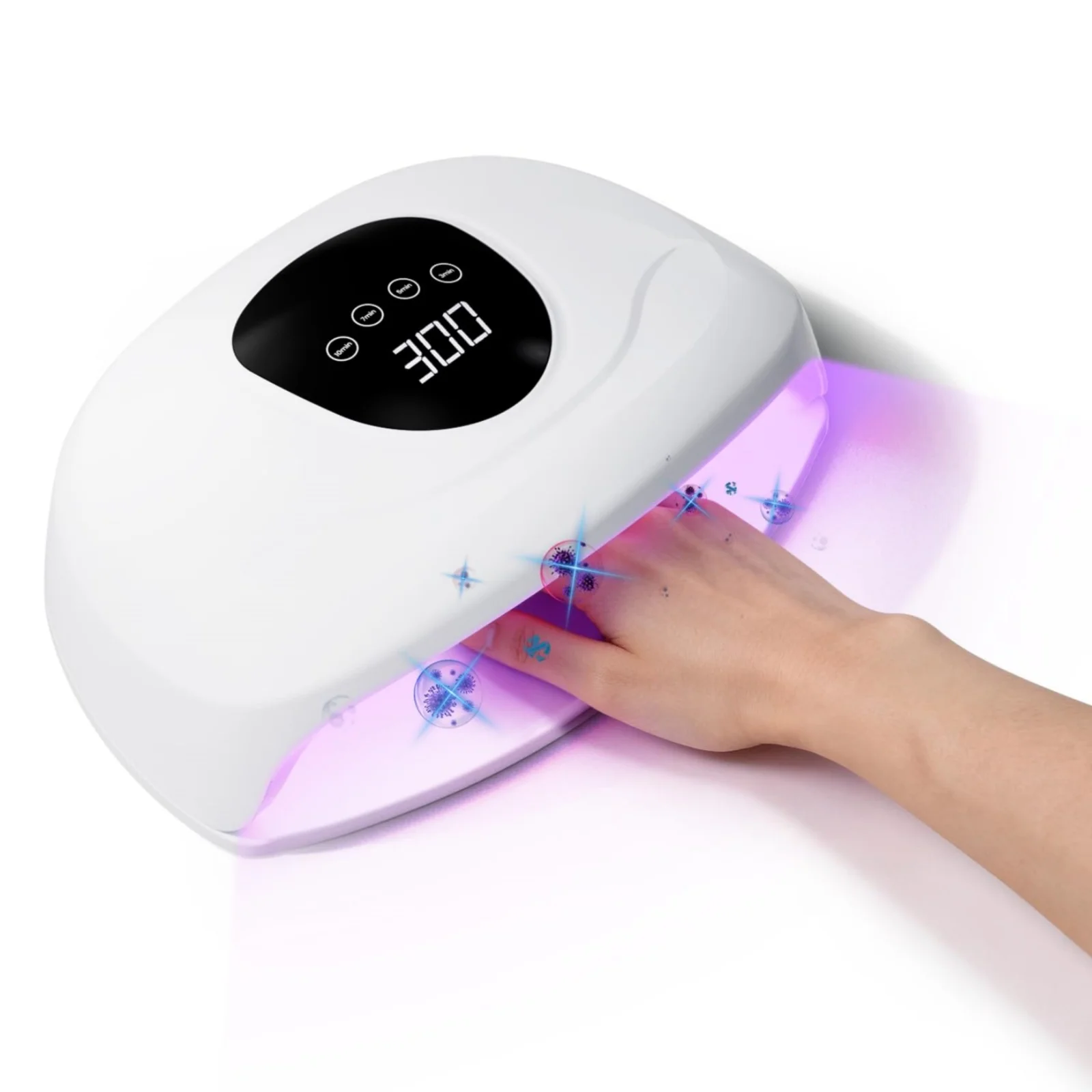650nm Red 470nm Blue Light Nail Fungus Treatment Laser Device Anti Paronychia Onychomycosis Hand Toenail Care for Athlete Foot