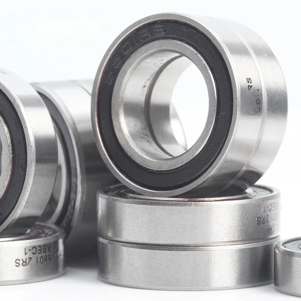 6801 2RS portant 12*21*5mm (10 pièces) ABEC-1 MeaccelerThin Section 61801RS 6801 RS roulements à billes 6801RS