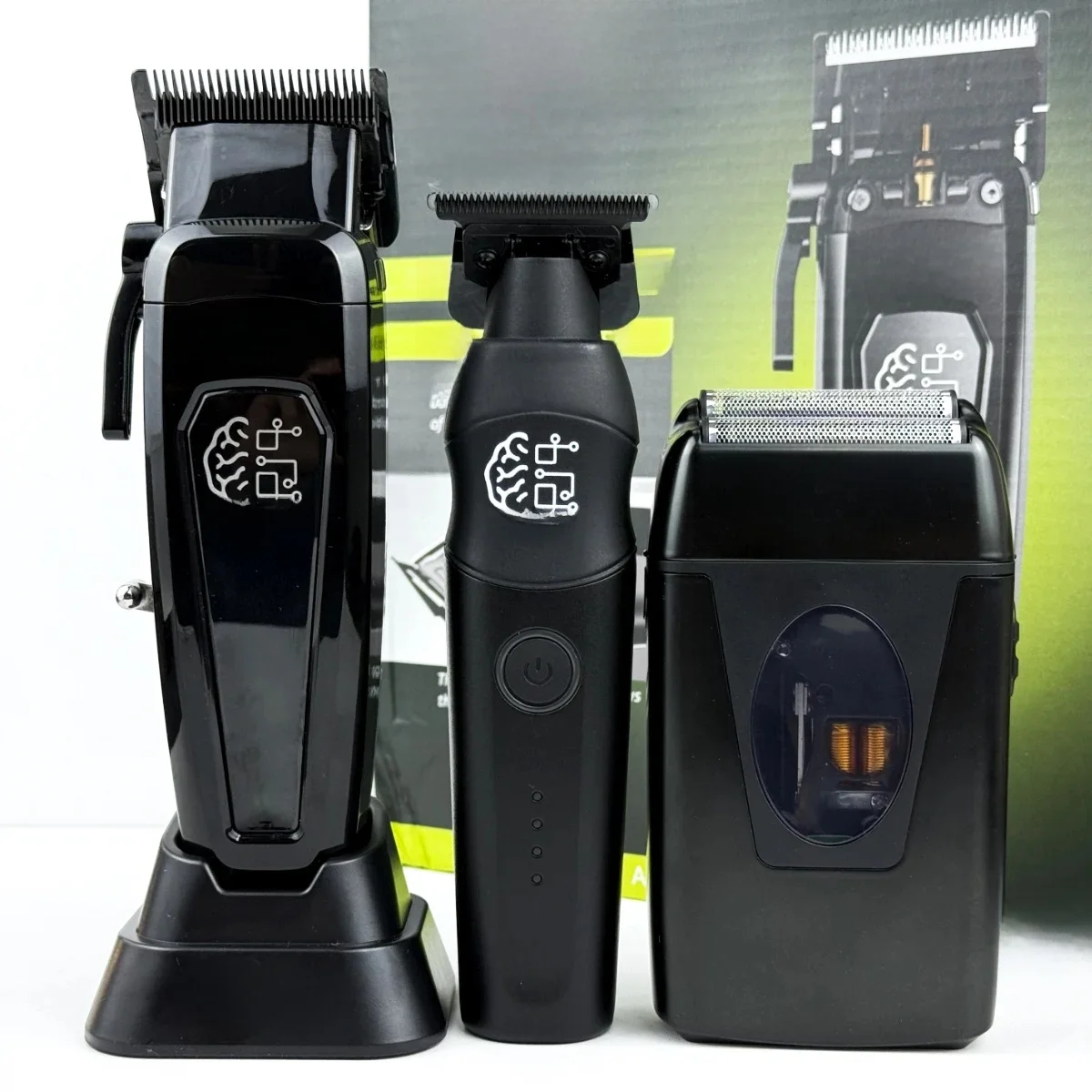 BRD 106 617 609 Professionele elektrische tondeuse Tondeuse DLC-mes met basis 7500 RPM 7000 RPM 7000 RPM Kappersset BRDCLIP - afbeelding 2