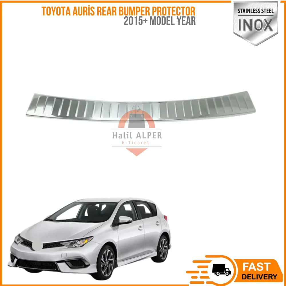 For Toyota Auris Fl Hb 2015 - Chrome Rear Bumper Protector Scratch Protector Stainless Steel affordable price high quality