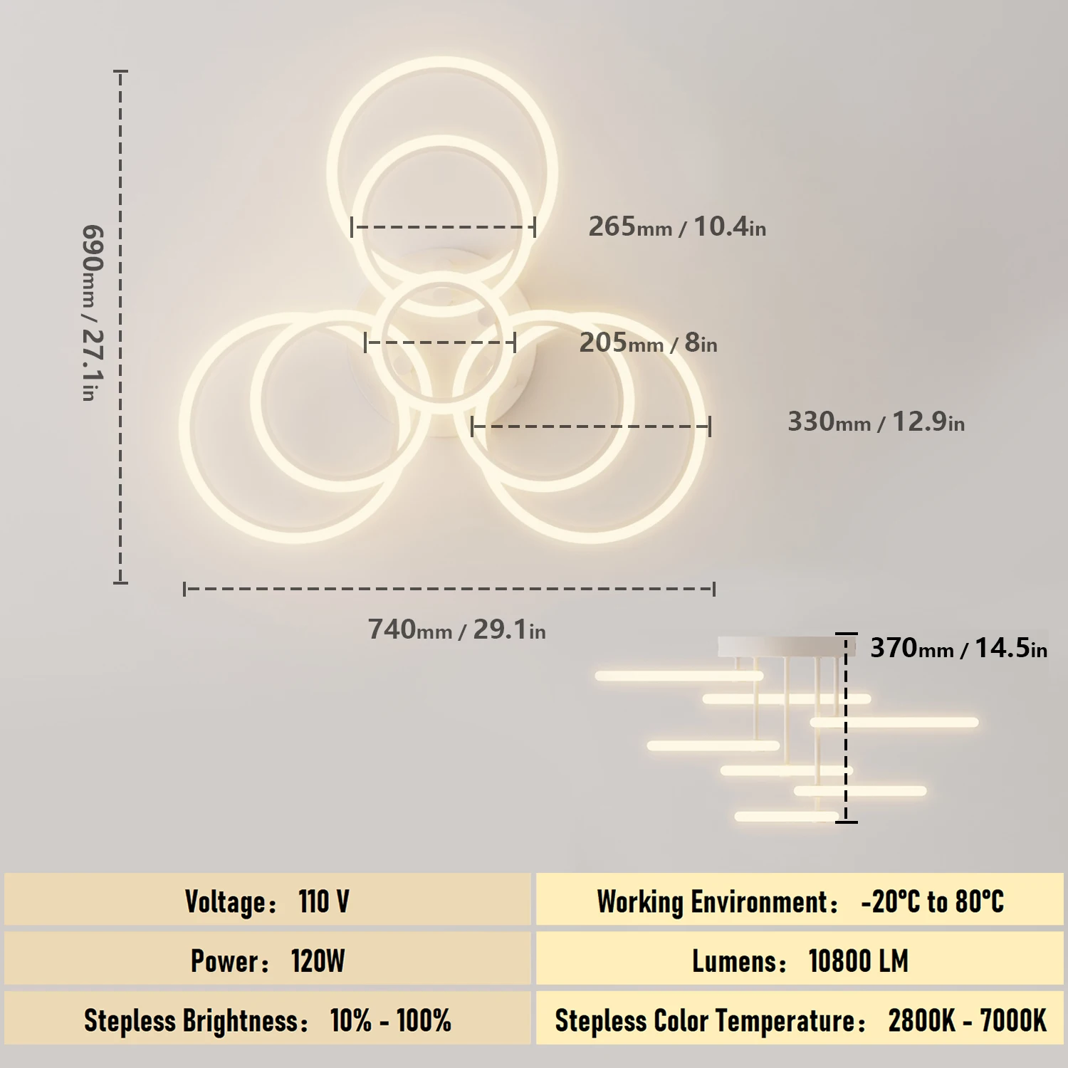 Nowoczesny żyrandol sufitowy LED pierścień dekoracje domu lampy wiszące sufitowe żyrandol salon oświetlenie sypialni połysk