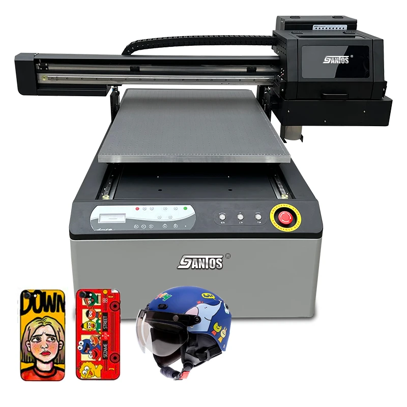 2024 new design uv 6090 flatbed printing machine sticker label printing printer machine factory price in China