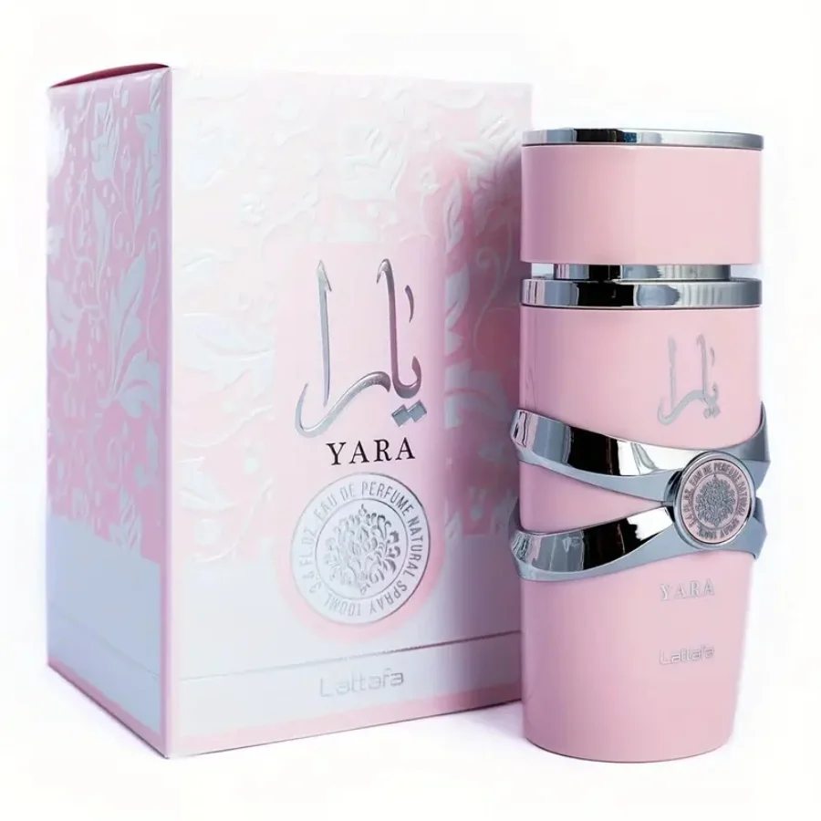 Yara parfum Yara, 100ml parfum wanita Yara tahan lama, Parfum EDP, parfum vanila, parfum Lattafa, parfum Pink