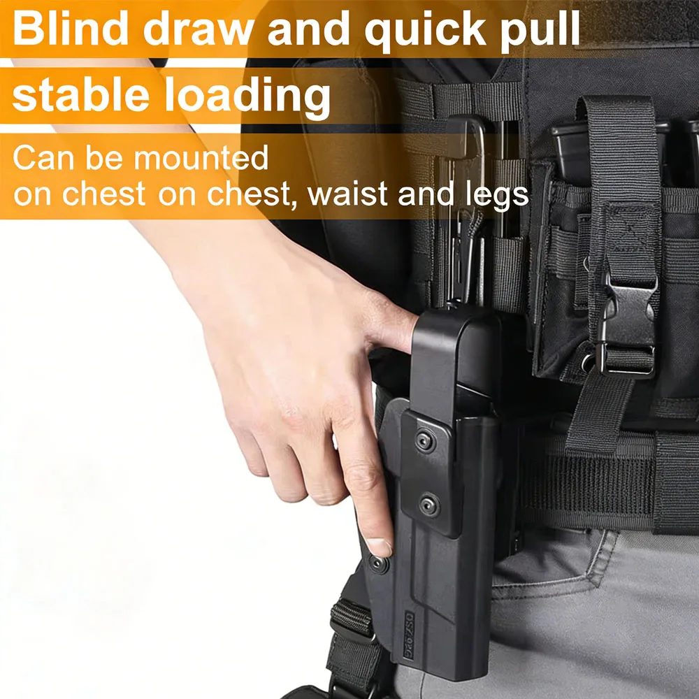 

Tactical Quick Belt Holster for 92 92G Gun Holste 360° Adjustable Quickly Unlock Pistol Holster Hunting Shooting Accessories