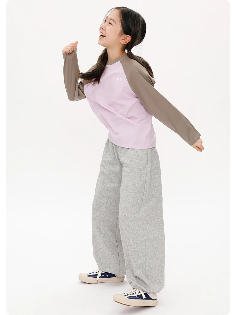 Kids' Terry Lantern Cuffed Joggers Loose-fit Sweatpants