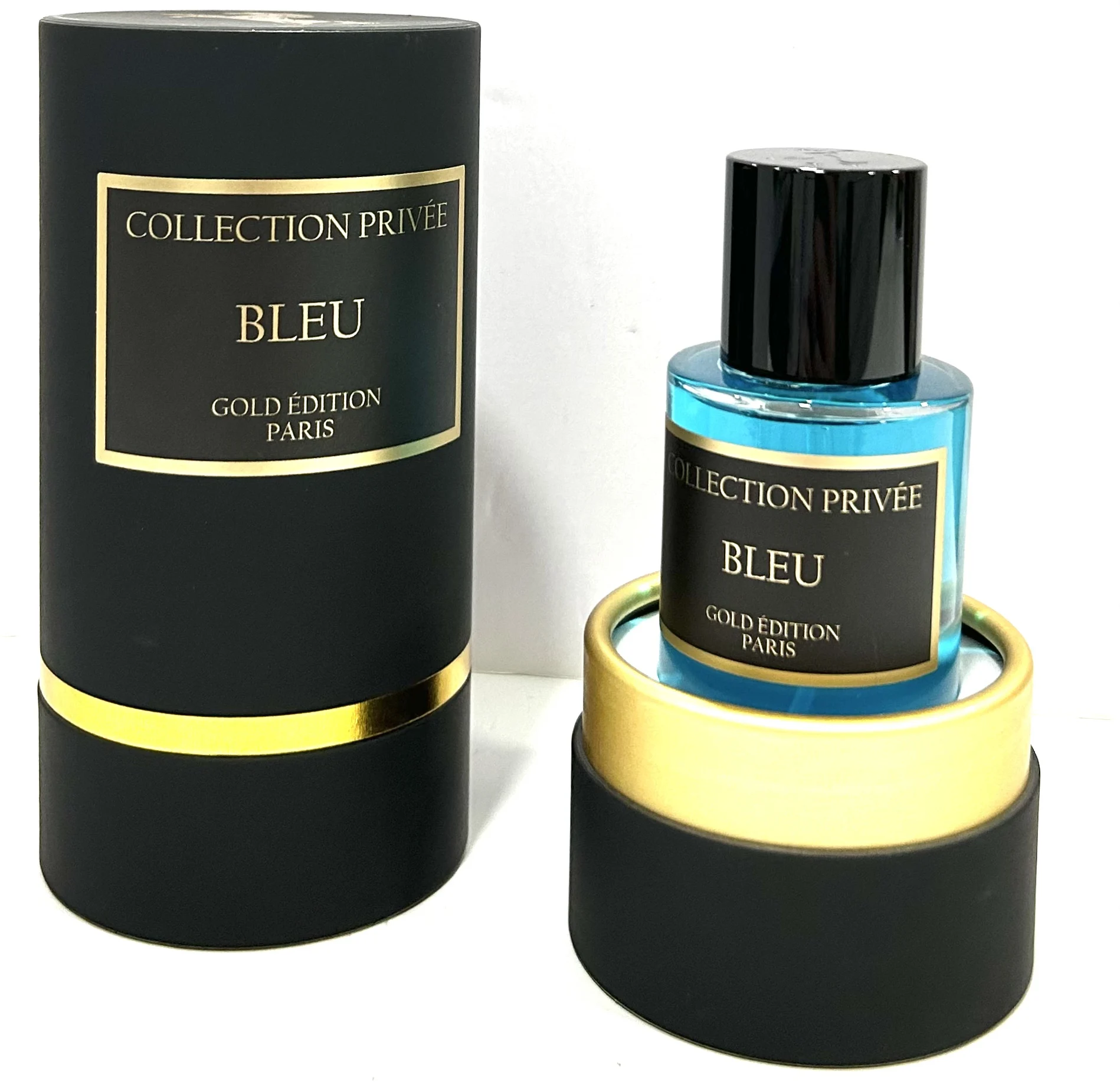 Perfume Azul, Edición Oro, Colección Privada, 50 ml, Unisex, Perfume Francés, 1, 2, 3 o 4 Unidades
