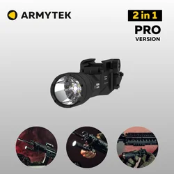 Armytek c2ir pro戦術LED懐中電灯、2in 1、赤外線ライト付き (f09804cir)