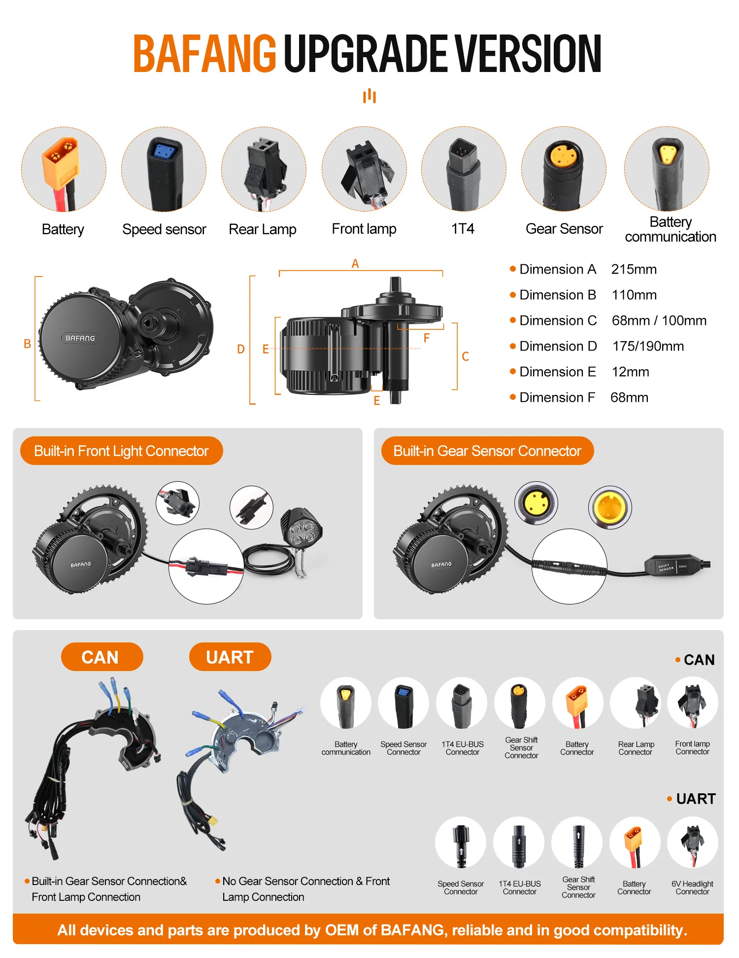 Bafang 750W 48V Kit Mittelmotor Elektrofahrrad eBike Umrüstsatz – Detail 10