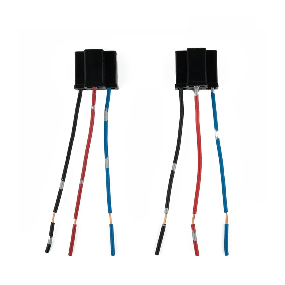 2 pièces H4 3Pin phare remplacement réparation porte-ampoule connecteur prise fil prise phare câblage faisceau prise adaptateur prise