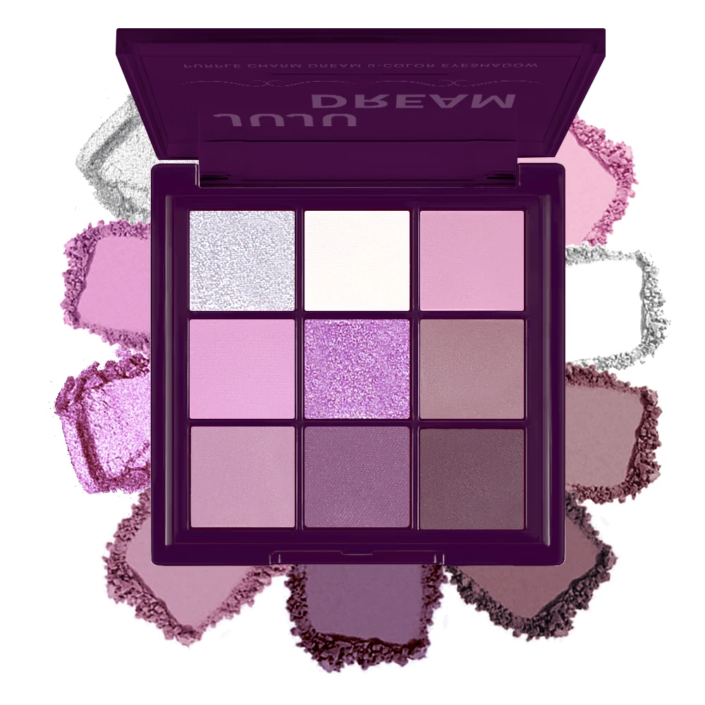 Women Eye Beauty Tools-Pretty Versatile Purple Smoked Dream Matte & Shimmer Eyeshadow Palette for JUJU DREAM - Long Lasting Waterproof Buildable High Pigment Versatile Shades for Daily to Party Makeup