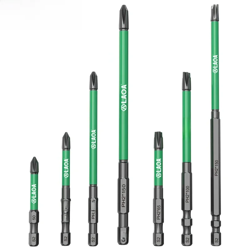 LAOA Strong Magnetic Phillips Screwdriver S2 Screwdriver Bit for Electricians PH2