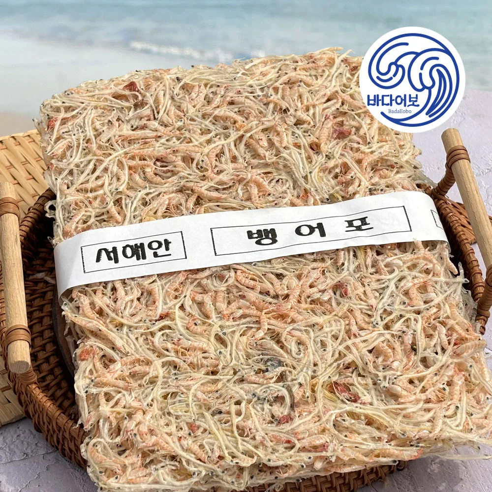 badaeobo Korean Dried Whitebait Sheets mixed with Dried Shrimp 10 Excellent Quality Option stir-fried tiny small thin anchovy