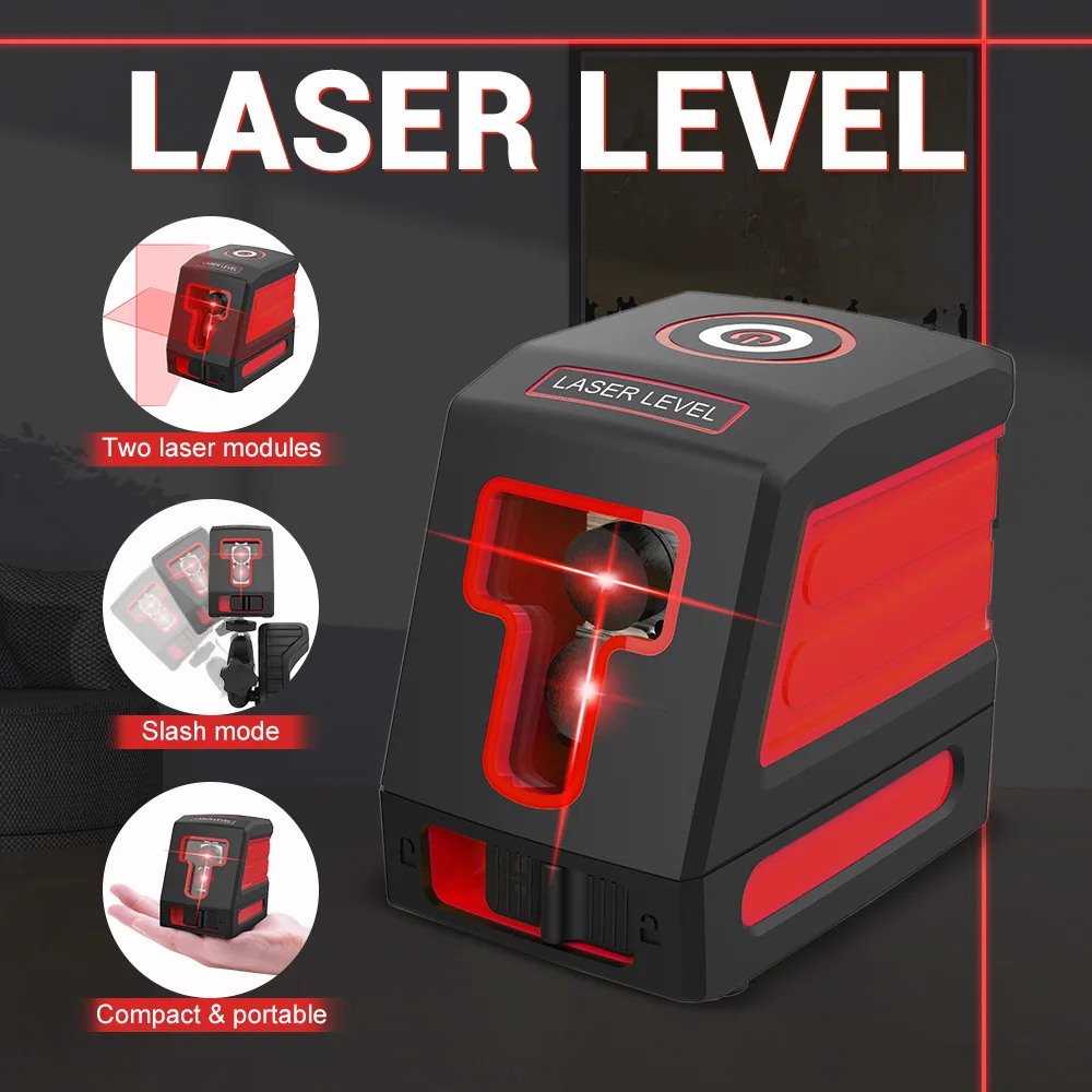 

Self Leveling Laser Level 15m 30m Green Red Cross Line Beam 50 Feet 100ft MeasuringTool