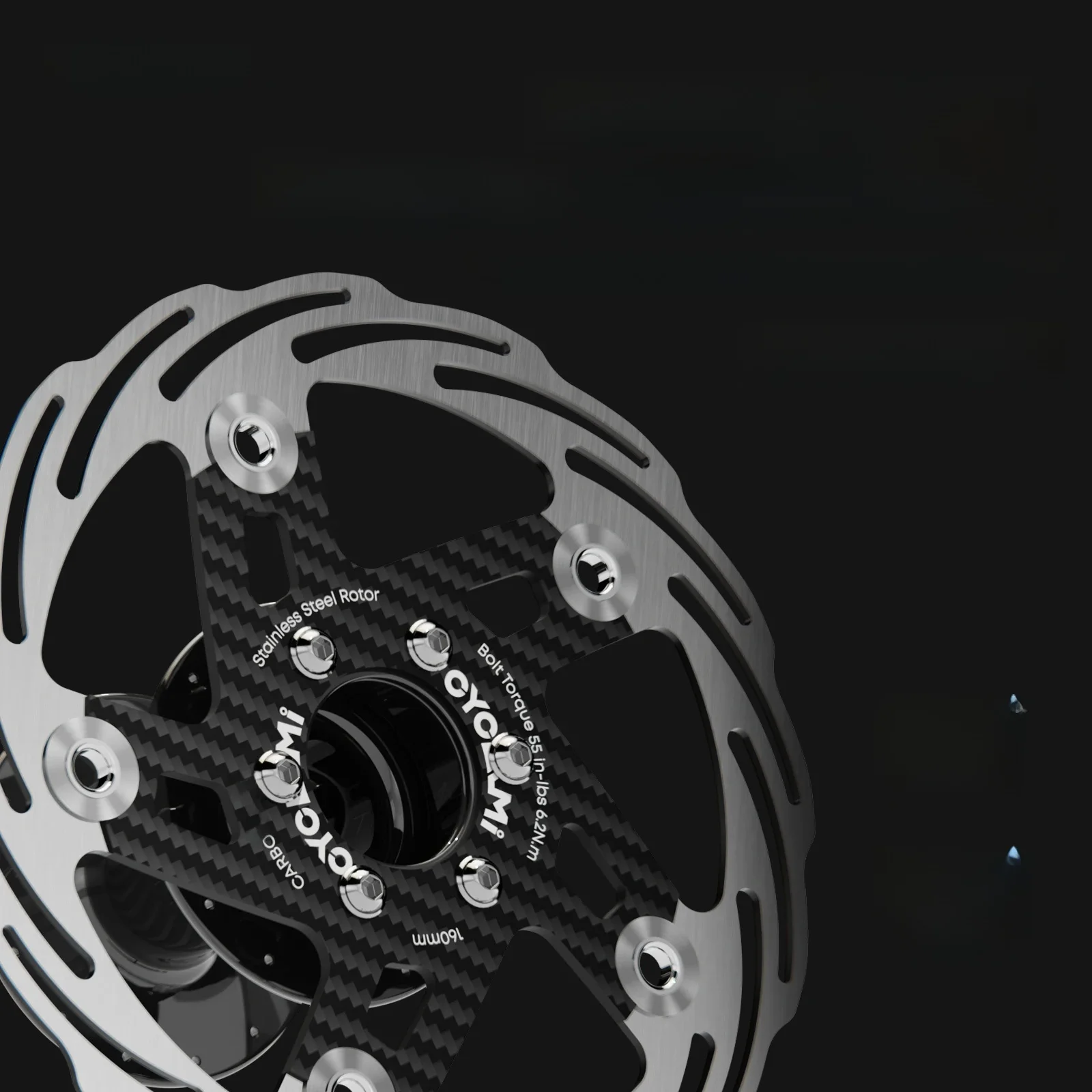 AliExpress CYCLAMI Bicycle Disc Brake 160/180mm Bike Floating Rotors Carbon Fiber 6 Holes Ultra-light Road MTB Bike Brake