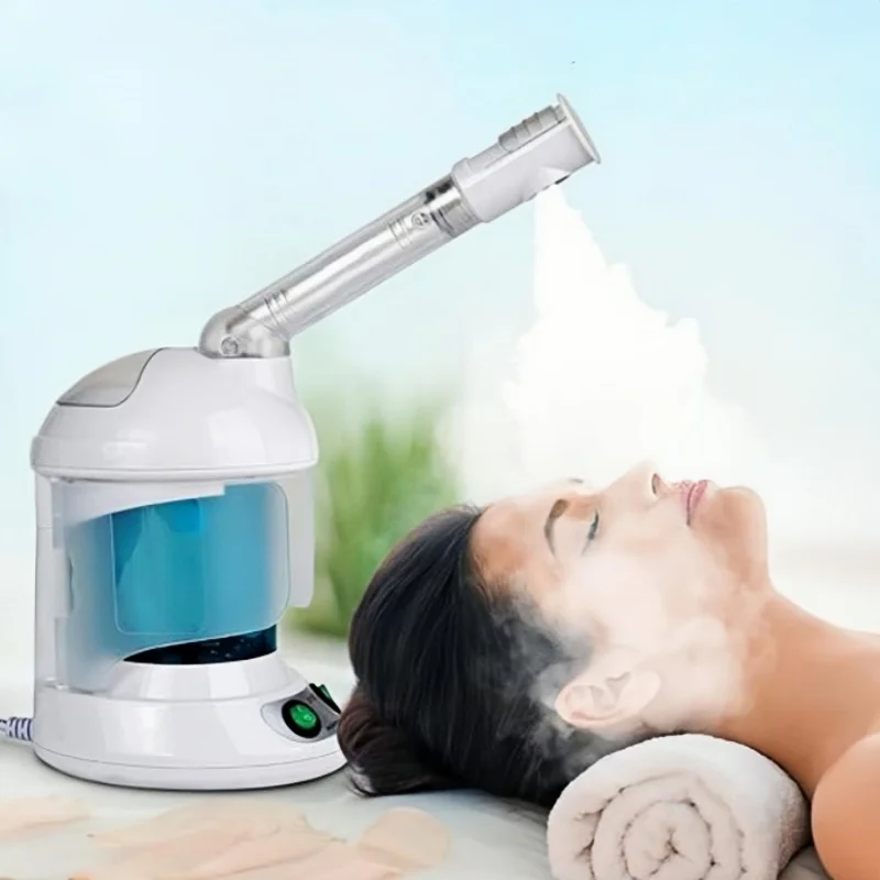 

Professional Lonic Facial Steamer Face Nano Hot Mist Spray Portable Facial Vaporizer For Face Skin Care Moisturizer Evaporator