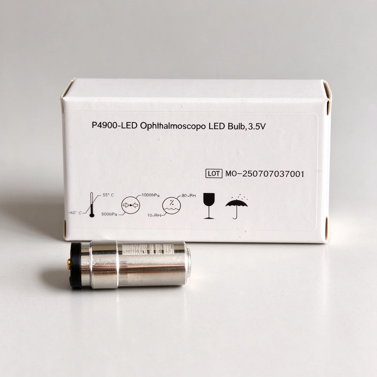 P4900 / P4900-LED 3.5V Ophthalmoscope Bulb, two choices: traditional bulb and LED bulb, replacement lamp compatible with Welch A