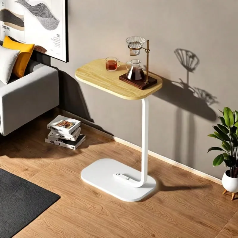 C-Shaped Coffee Side Table,Sofa Snack Table,Beside Nightstand,Balcony Corner Table,Tool-Free Assembly And Portable Style Suitable For Small Space,Living Room,,Wedding,Easy Installation.