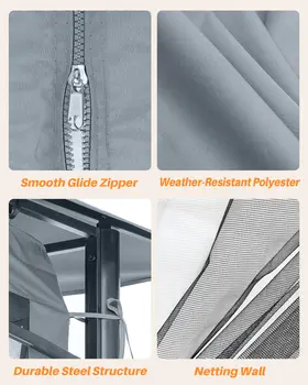 7色高密度聚乙烯花園遮陽網,防紫外線,適用於戶外涼棚、遮陽篷、泳池頂棚、植物遮陽篷 8 最佳銷售 戶外遮陽篷 - №5