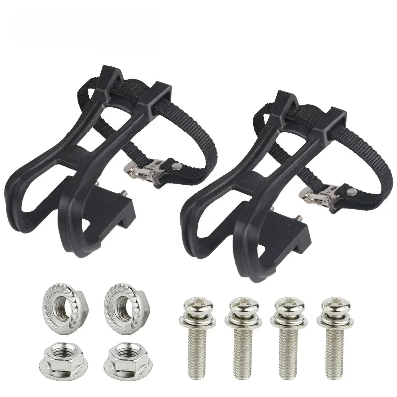 AliExpress DEEMOUNT Bicycle Footboard Shoe Tip Holder Gym Spinning Bike Toes Harness Fixed Gear Racing Pedal Mount Riding Workout Demo Match Strip