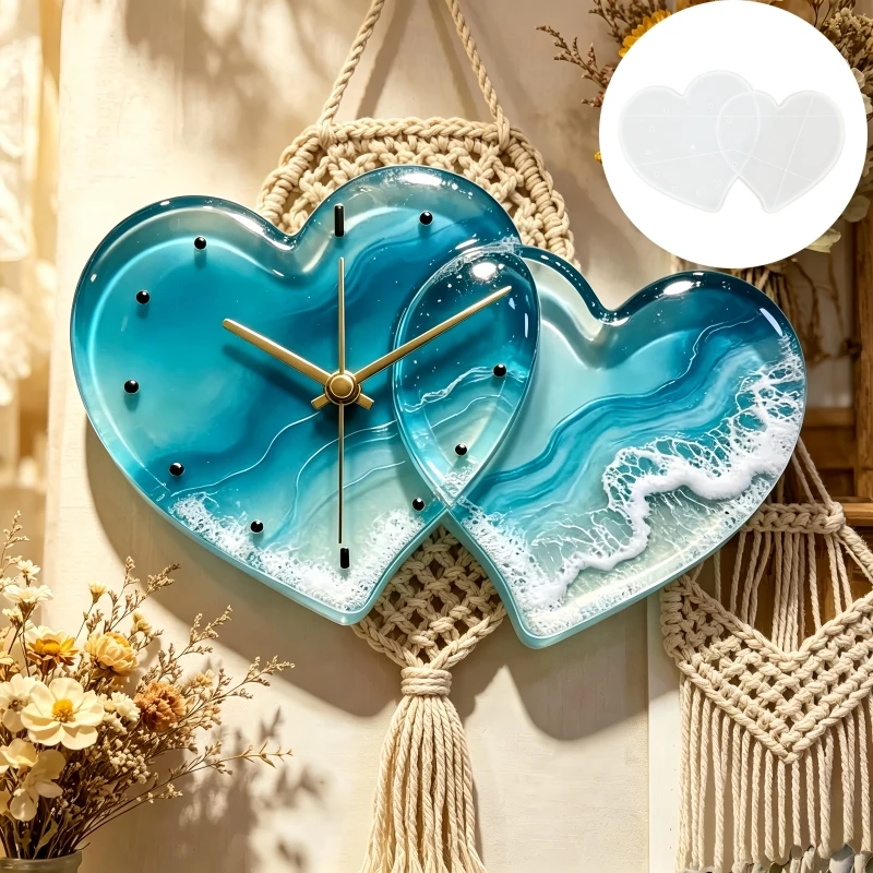 Resin Art Clock - Креативная силиконовая форма для часов в