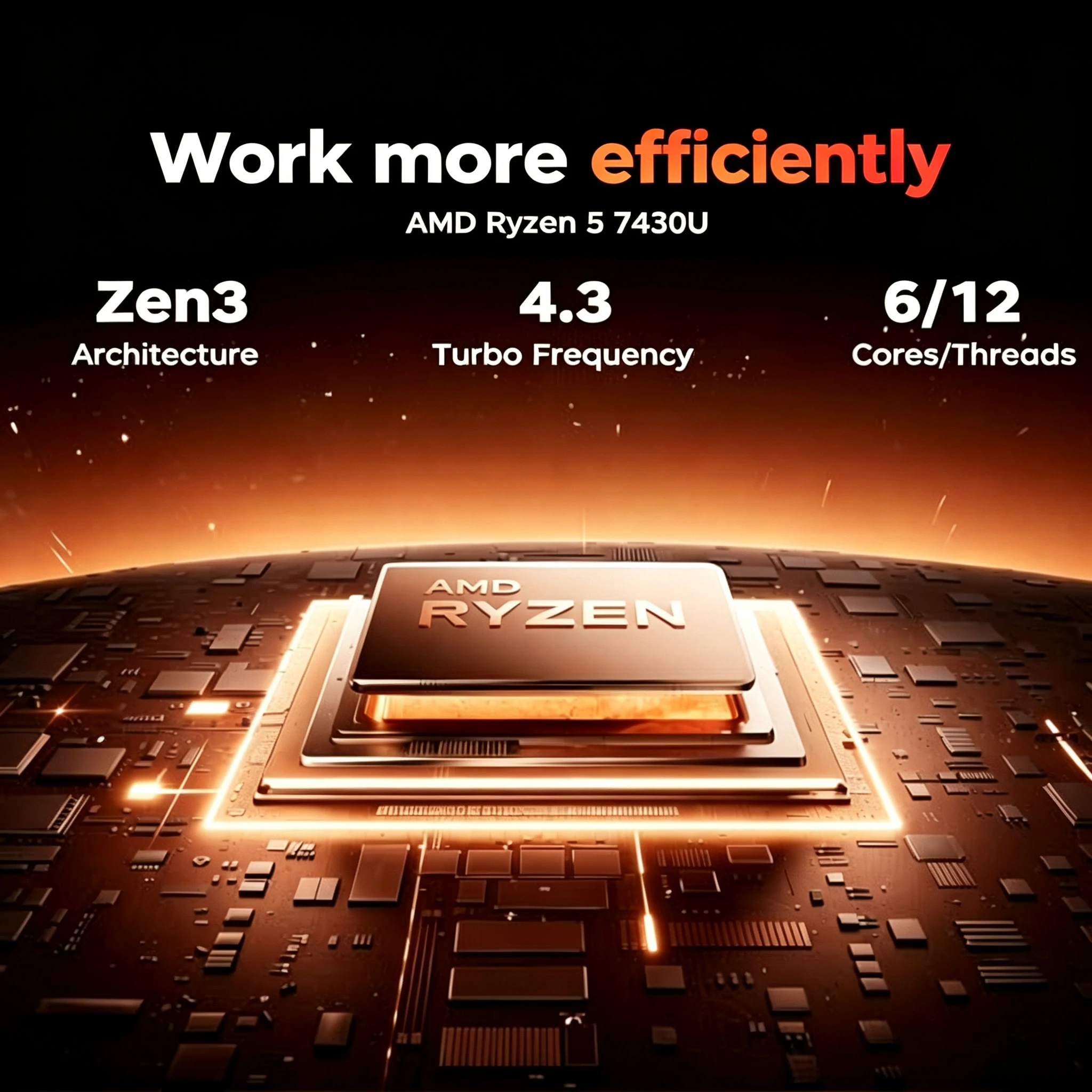 KAMRUI LX15PRO, portátil para juegos con procesador AMD Ryzen 5 7430U, pantalla de 15,6 pulgadas, 16 GB de RAM DDR4, 512 GB de almacenamiento FHD, 16 GB de RAM DDR4, 512 GB de SSD M.2, sistema operativo Windows 11 Pro, 180 grados. ° Portátil con Wi-Fi 6, Bluetooth 5.2, para oficina y uso general.