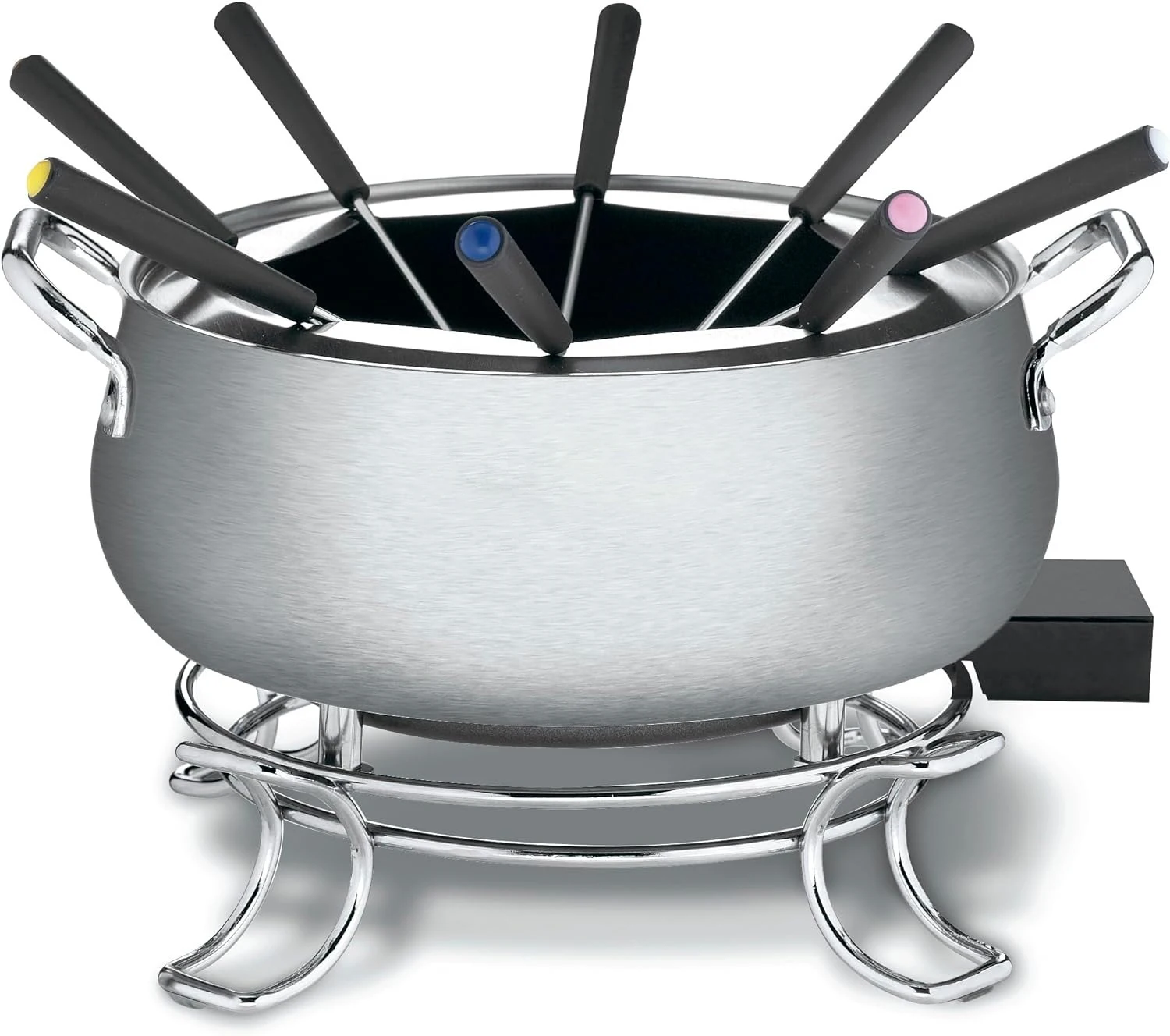 

Fondue Pot, 3 Quart, For Chocolate, Cheese, Broth, Oil, Stainless Steel