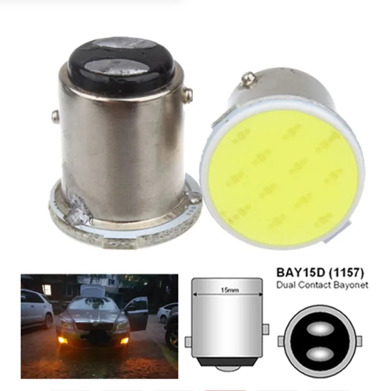 1157 Bay15d 1156 BA15S P21W LED Indicatori di direzione Lampadina COB Luce interna per auto Parcheggio Retromarcia Lampada freno posteriore Super