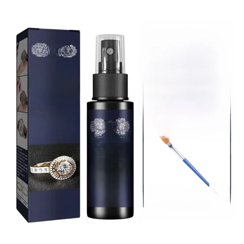 Nettoyant TarjuvenRemover pour bijoux, spray nettoyant pour diamants, tache de bijoux en or, nouveau document, 30ml