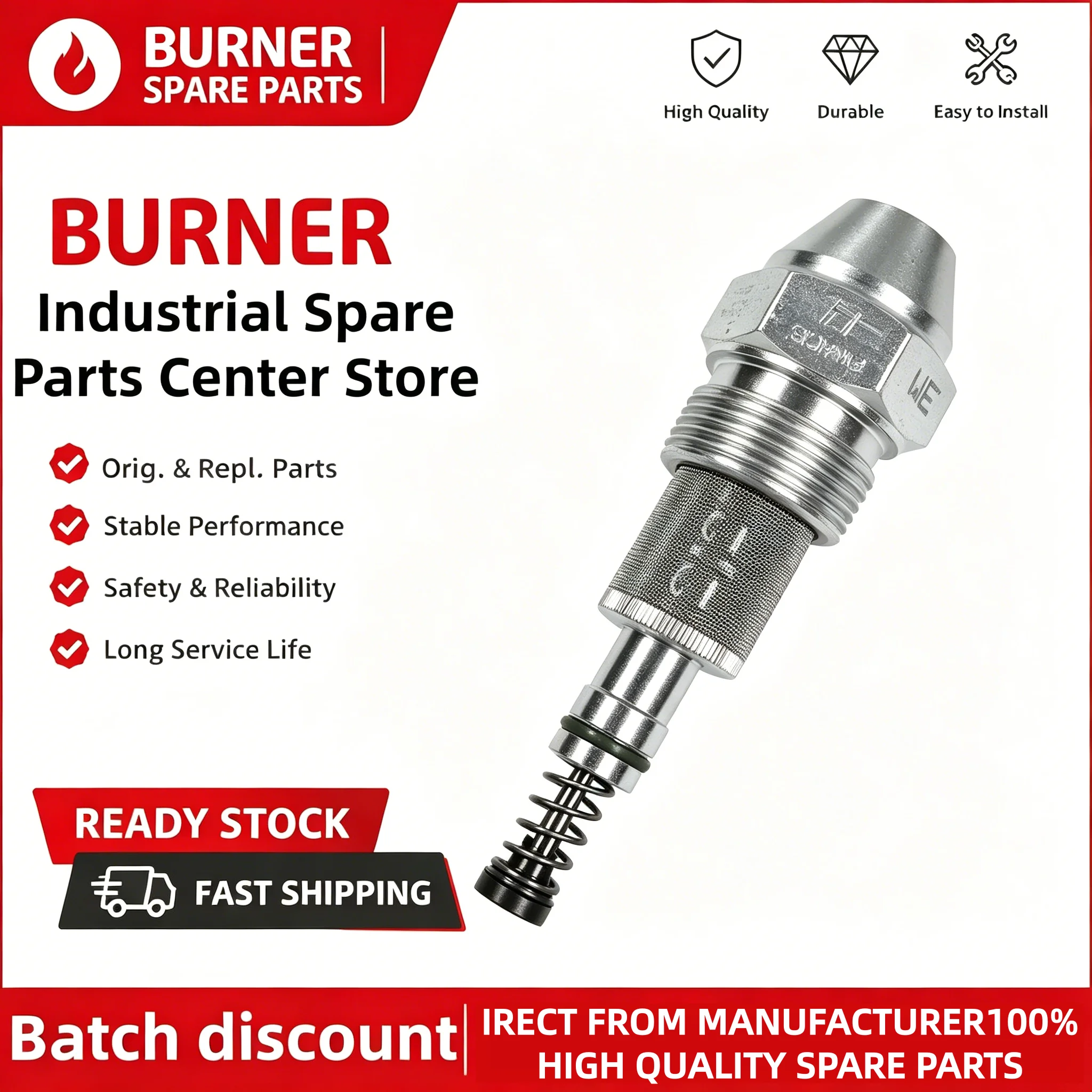 Germany Proportional Fuel Nozzle Model W50110 460 Fits Industrial Oil Burner Boiler Combustion Equipment Replacement Accessories