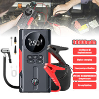 39800mAh Portable Jump Starter with Air Compressor 1800A PowerBank 150PSI Tire Inflator Pump 12V Starting Device Auto
