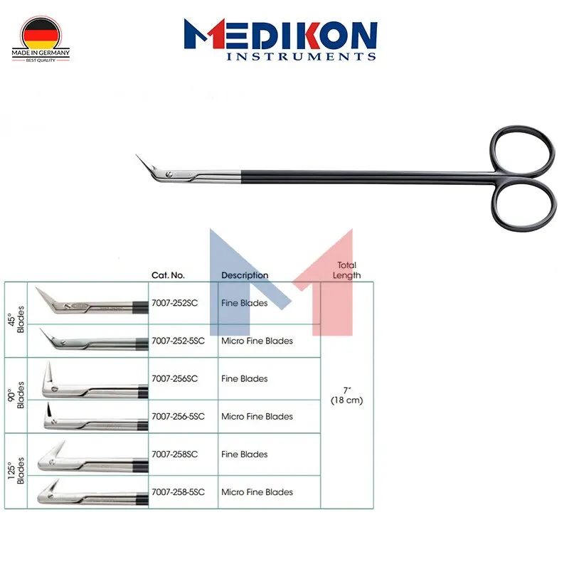 Diethrich-Juego de tijeras de supercorte para coronario, herramientas de belleza, corte de tejido fino vascular, uso múltiple, 6 piezas, nuevo