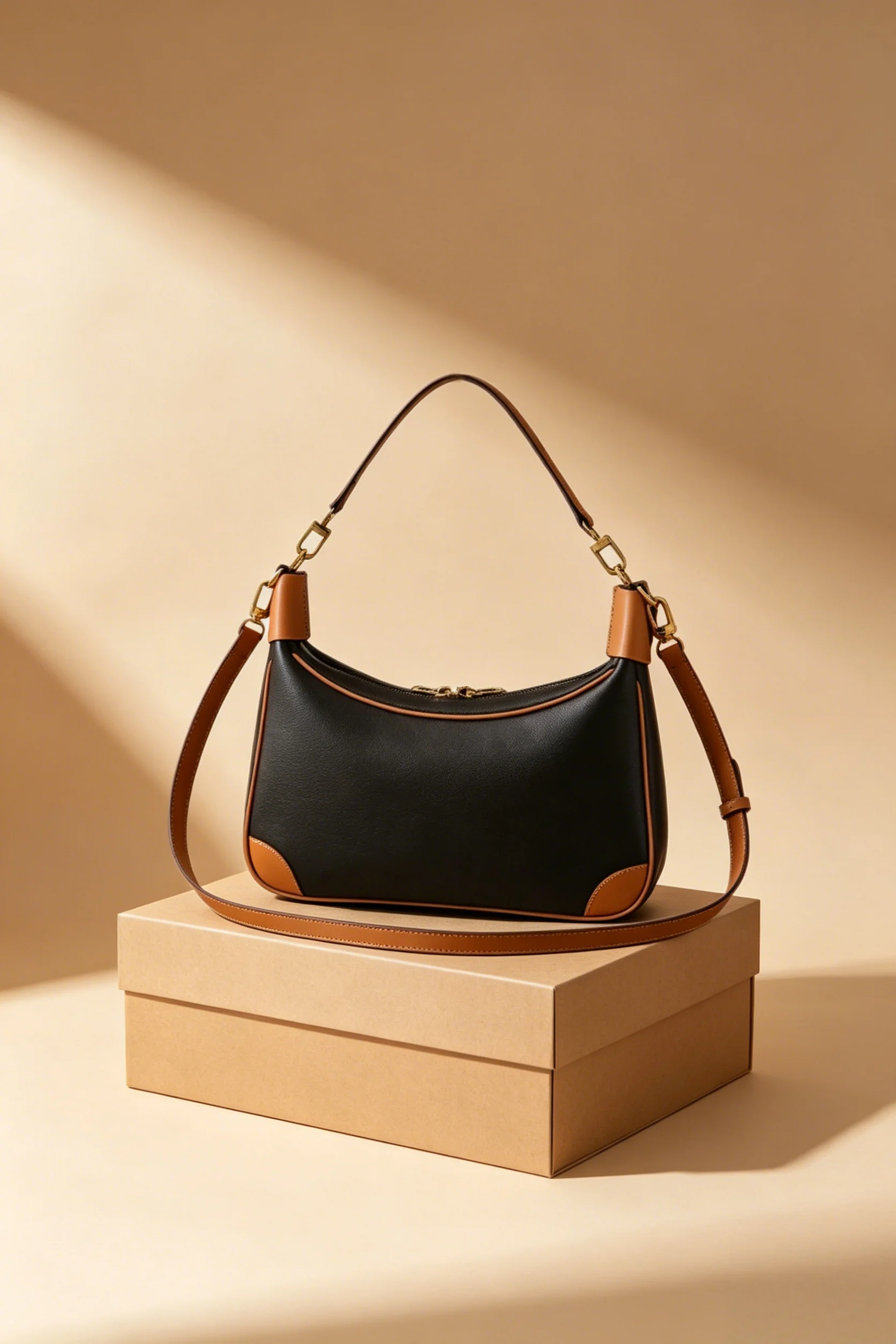 

2026 Fashion New Women's Bag 31X23X6CM Portable Croissant Handbag with Shoulder Strap Single Shoulder Crossbody Bag No Box