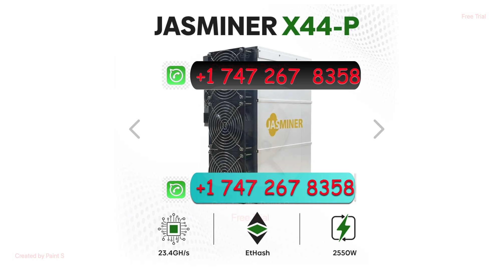 H. LEGIT ZNIŻKA KUP 2 OTRZYMAJ 1 Gratis Nowa maszyna górnicza Jasminer X44-P 23,4 Gh/s 2340 W ETC Miner ASIC