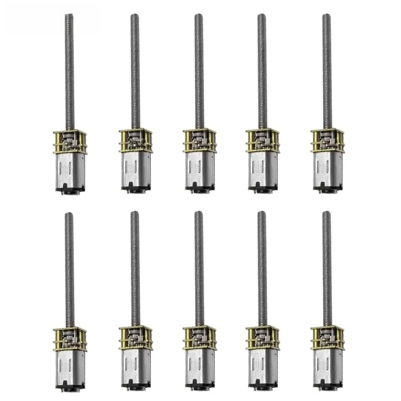 10szt GA12-N20 DC 3V 6V 12V Mikroprzekładnia redukcyjna Silnik DC ze śrubą pociągową M4*55 N20 Silniki 30RPM 50RPM 100RPM 1000RPM Zestaw do majsterkowania — zdjęcie produktu 6