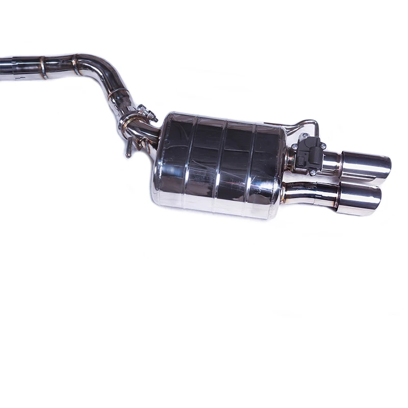 [Custom product] Suitable for 15 Audi A4 2.0T Catback 304 stainless steel adjustable exhaust system muffler tube single exit