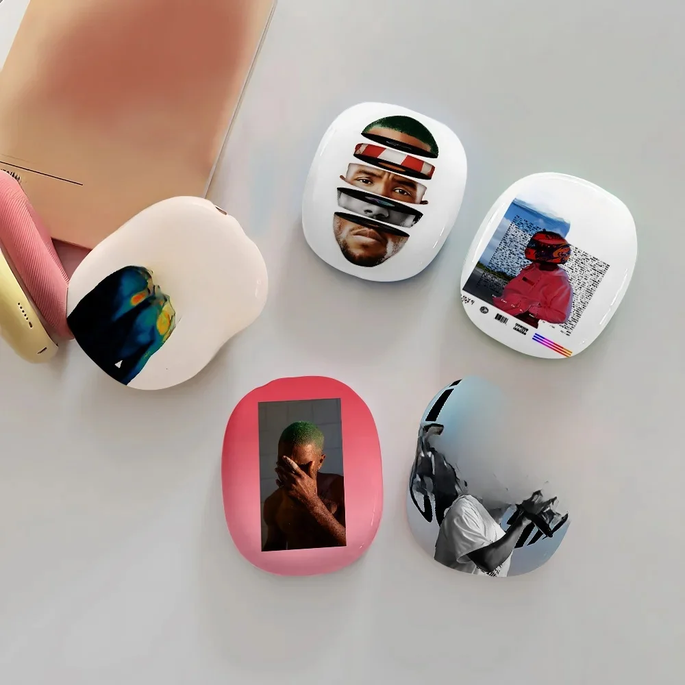 Frank Blonde océans personnalisé Airpods Max étui pour casque antichoc protection brillant écouteur Anti-chute couverture