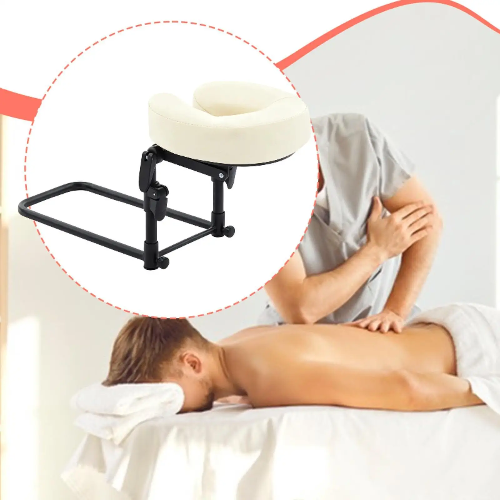 Face Down Mattress Top Massage Kit Massager Head Rest Mattress Hand Support Board Comfortable Multifunction for Beauty Bed Salon