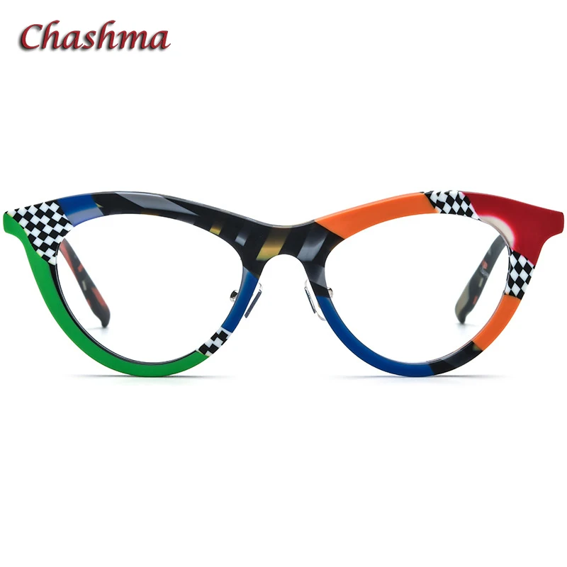 

Chashma Prescription Glasses Women Optical Cat Eye Eyewear Acetate Top Quality Light Spectacles for Recipe Eyeglasses Frames