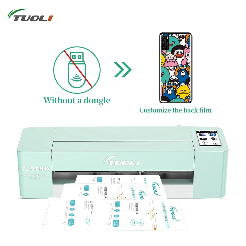 

TUOLI TL568Max Intelligent Screen Protector Hydrogel Film Cutting Machine for Smartphone Tablet Watch Hydraulic Membrane Cutter