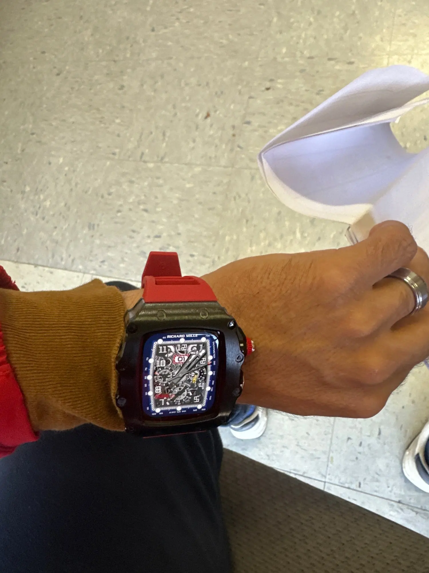 RM7006 Titanium Retrofit Kit For Apple Watch Ultra