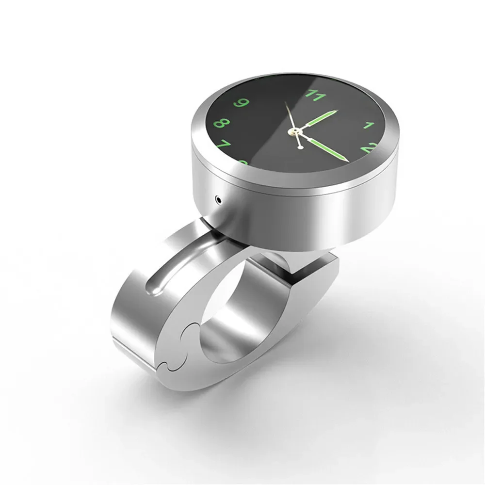 AliExpress NONE Motorcycle Handlebar Clock Durable Stainless Steel Refit Night Vision Waterproof Shockproof Buckle Watch For Motobike Bicycle